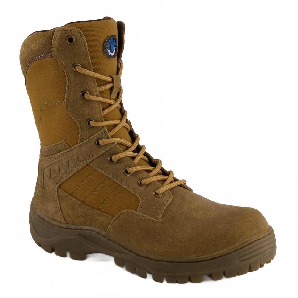 NEW FERRATO men's work leather low boot in brown